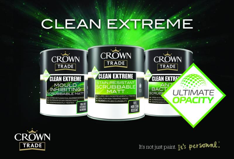 CROWN’S CLEAN EXTREME HAS OPACITY COVERED