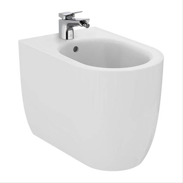 Blend Curve Back To Wall Bidet, 1 Taphole