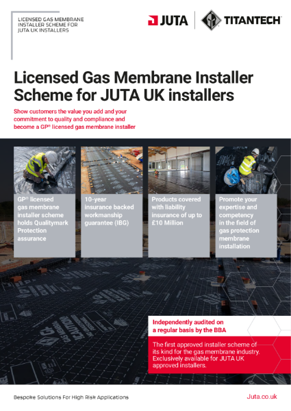 GP® Licensed Gas Membrane Installer Scheme