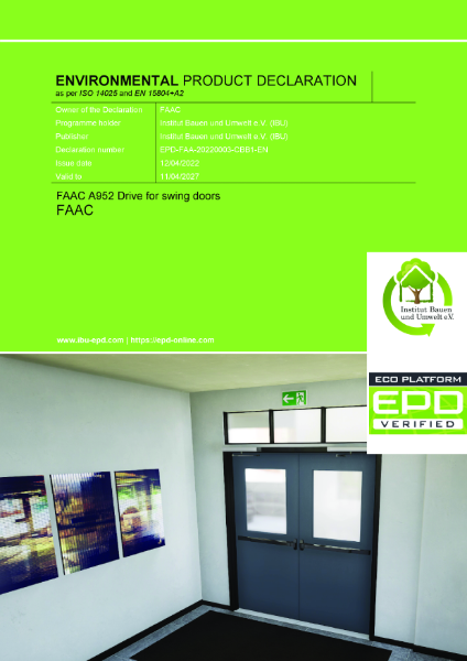 EPD - A952 Swing Door Operator