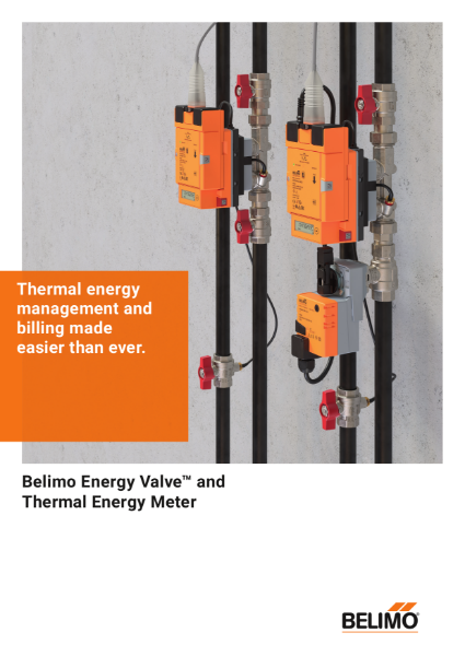 Belimo Energy Valve™ and Thermal Energy Meter