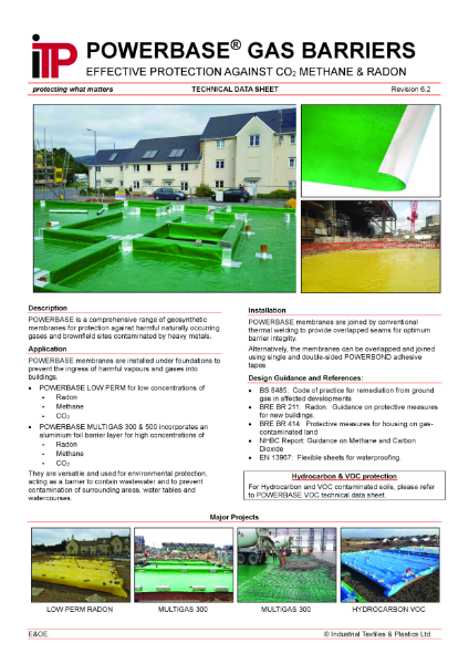 Powerbase Gas Barriers TDS