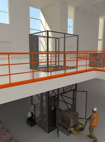 GoodsLift 1000kg Maximum Working Load - Heavy Duty MezzLift