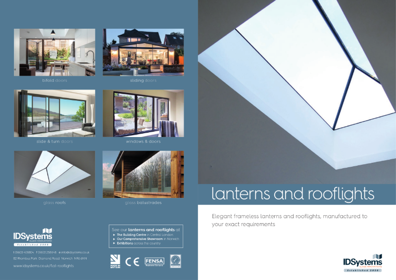 IDSystems roof lanterns and roof light brochure