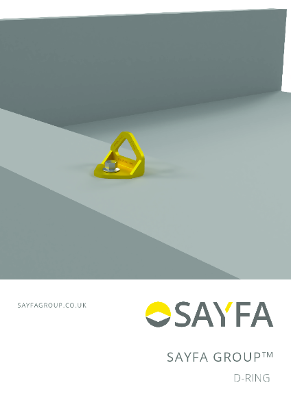 Brochure - Sayfa Group™ D-Ring (2025)