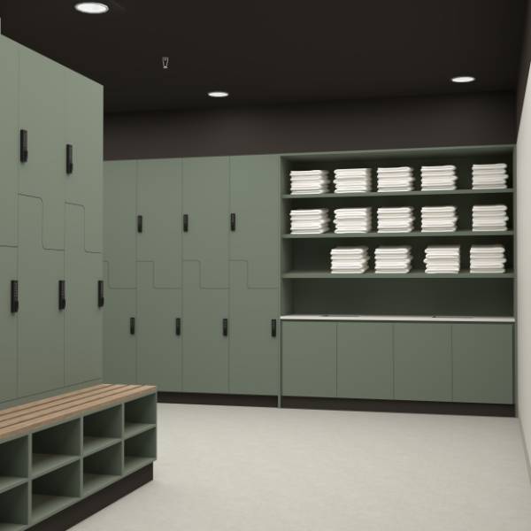 End of Trip Towel Station - Towel Station