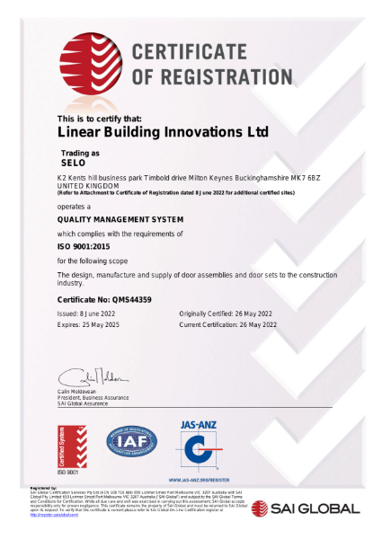 ISO 9001 Certificate