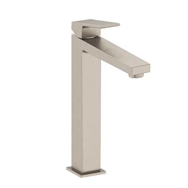A4372434VUK- Minimax Square basin mixer, Brushed Nickel - Mixer Tap