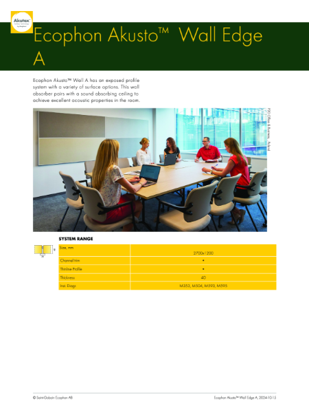 Data Sheet Akusto Wall A