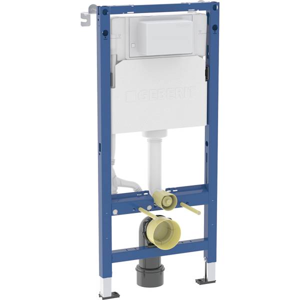 Geberit Duofix element for wall-hung WC, 112 cm, with Alpha concealed cistern 12 cm, 6 / 3 litres - Duofix Installation Element