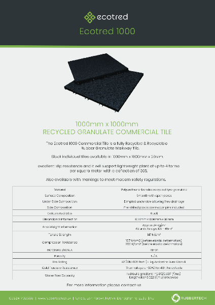 ecotred 1000 - Data Sheet