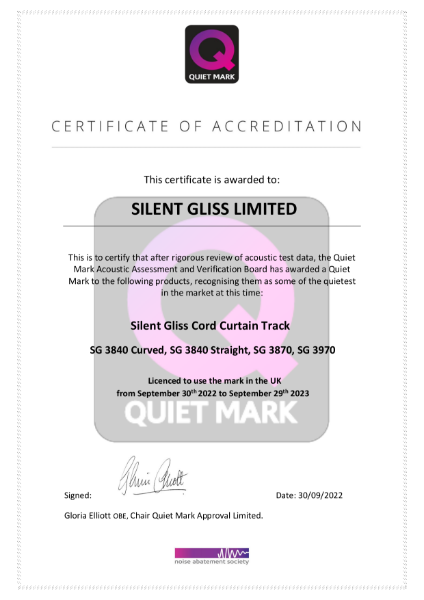 Quiet Mark Certification