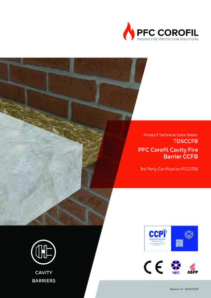 PFC Corofil Cavity Fire Barrier CCFB - Datasheet