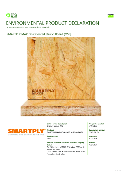 SMARTPLY MAX DB EPD