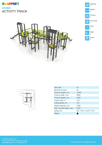 Activity Track Product Sheet