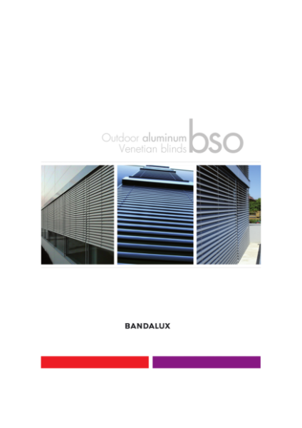 BSO Outdoor Venetian Blinds