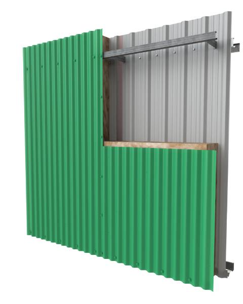 PRX-V-WS03 - Built-up Metal Wall System