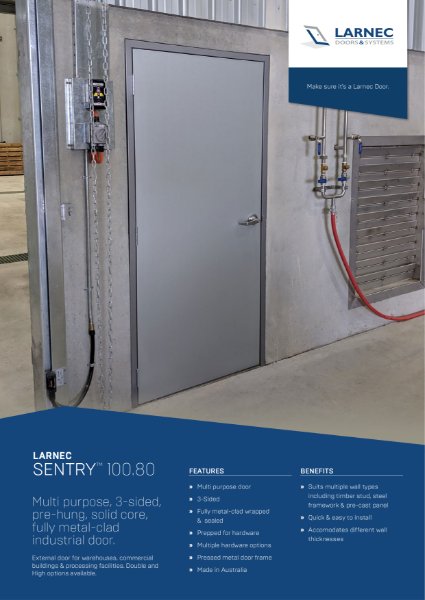 Sentry 100.80 Product Data sheet