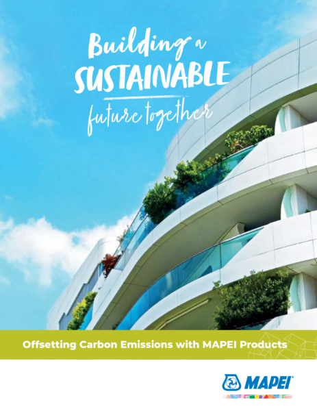 Offsetting Carbon Emissions with Mapei Products