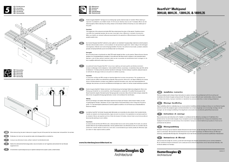 Installation-Instructions HeartFelt® Multi-Panel Ceiling-application_rv0