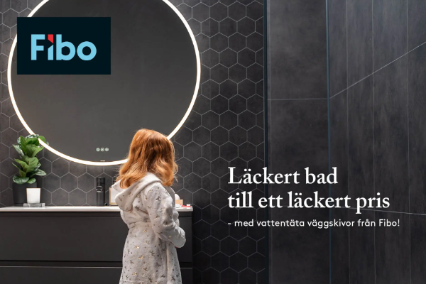 100% vattentätt väggsystem till badrum och kök