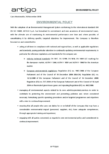 Environmental Policy