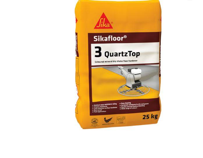 Sikafloor®-3 QuartzTop - Mineral Dry Shake Hardener