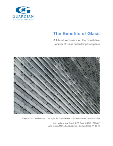 The benefits of glass in building