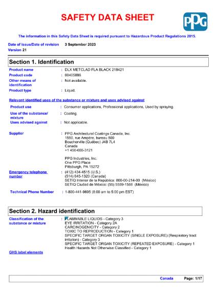 Dulux Metalclad FLA BLACK 218421