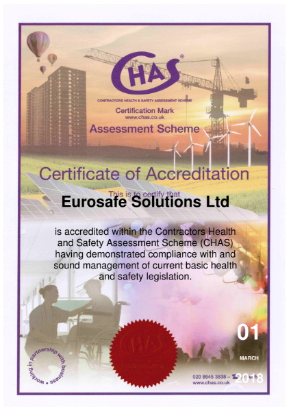 CHAS Certificate