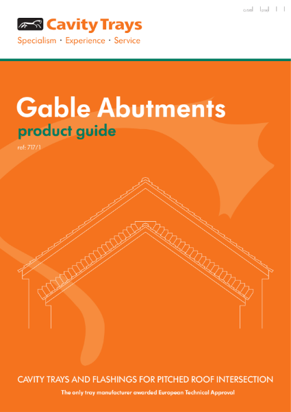 Gable Abutment stepped abutment cavity tray