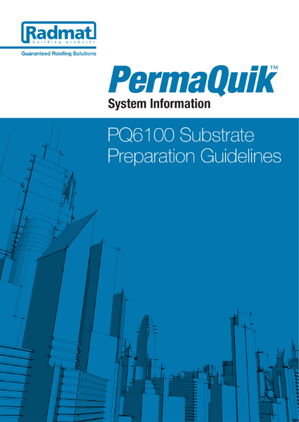 PQ6100 Substrate Preparation Guidelines