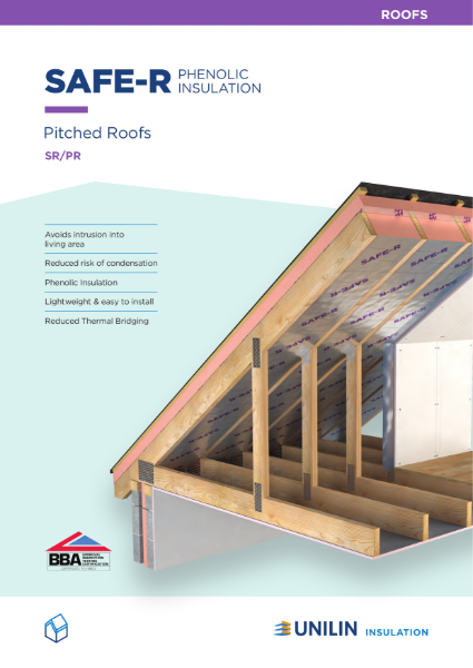 Safe-R SR/PR Pitched Roof Insulation