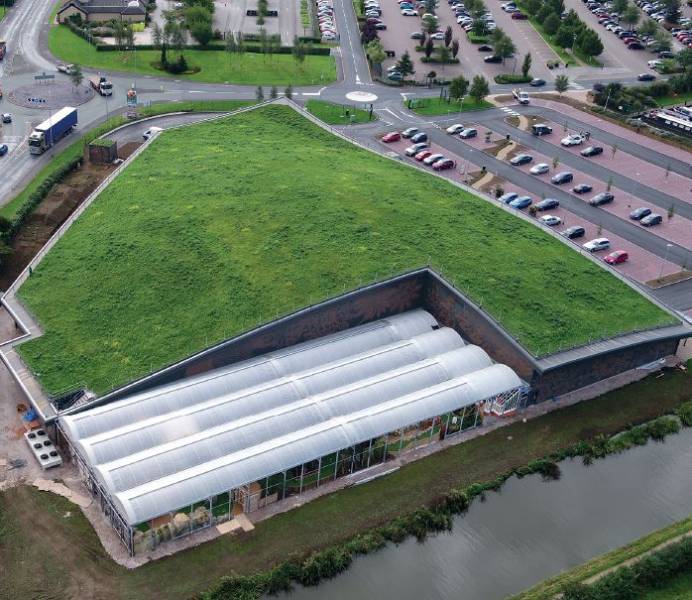 Green Roof - The Flower Bowl, Preston