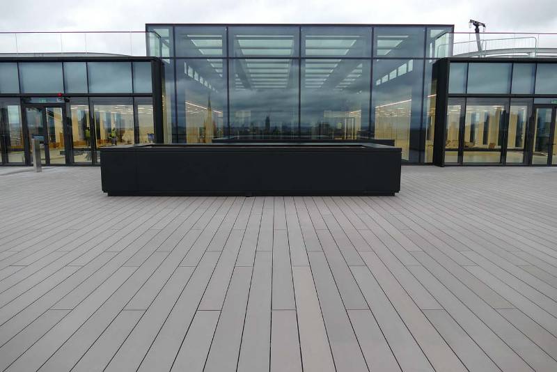 Terrace | Bespoke composite decking | Hidden fixings | Offices |  London