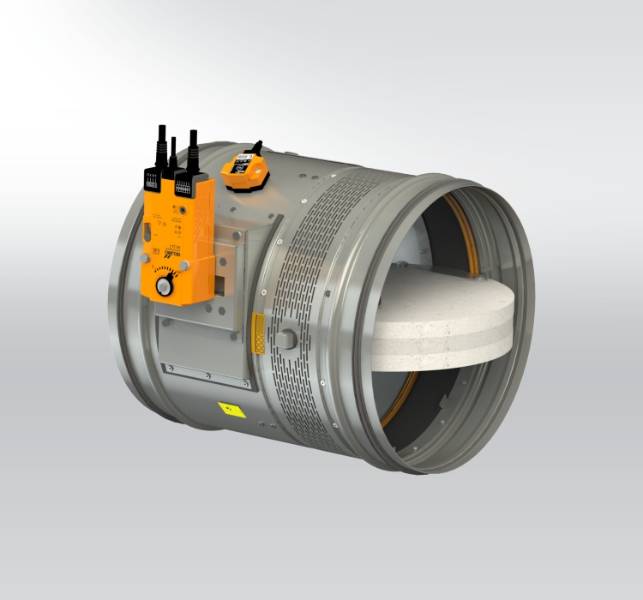 FDMR 180 - Circular EIS Fire Damper (Ø200-800mm) - Manual/Motorised - Fire Damper