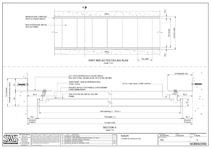 SAS205 Corridor Application