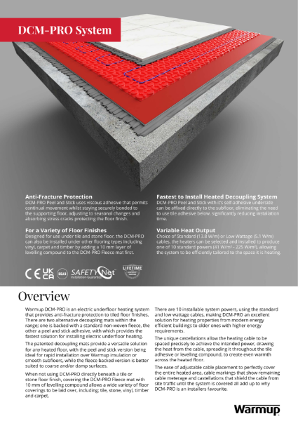 DCM-PRO Technical Specification