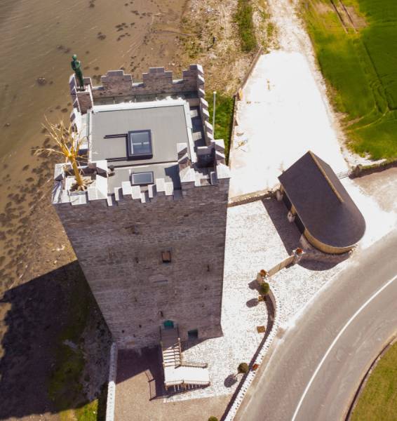 Historic castle completely revamped using contemporary rooflights