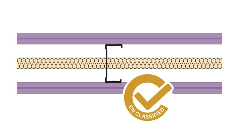 Siniat Single Frame Metal Stud Partition CS90R-212WD-25G - Metal Stud Partitioning