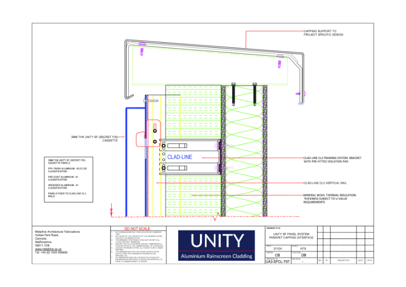 Unity A1 SF-07 Technical Drawing