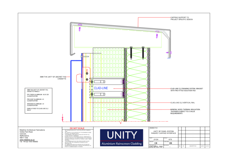 Unity A2 SF-07 Technical Drawing