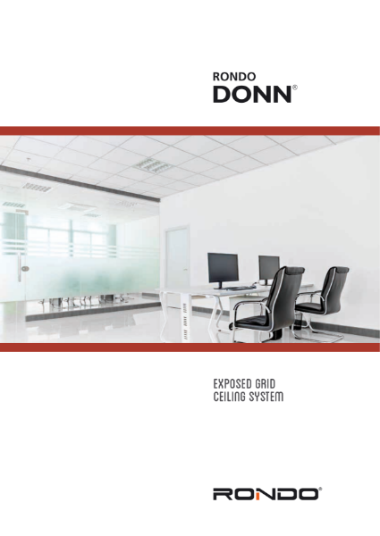 Design Manual - DONN Exposed Grid Ceiling System