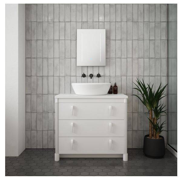 Mirror - Hera Illuminated CCT LED Mirror with Shaver Socket & Demister - SY9027