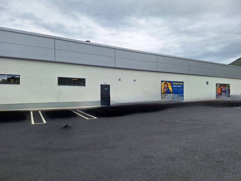 Lidl Newcastle Co Down | SMET supplies bauprotec Render System