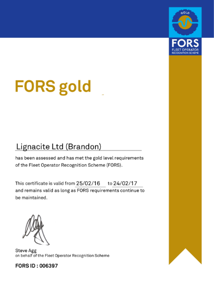 FORS gold Certificate