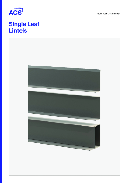 ACS Single Leaf Lintels