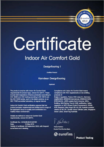 Indoor Air Comfort Gold