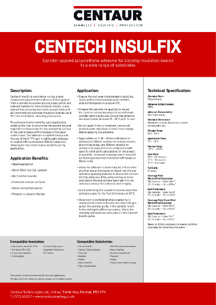 Centaur - Centech Insulfix - TDS