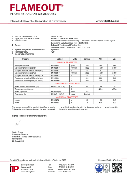 FlameOut® Block Premium DoP R4-4